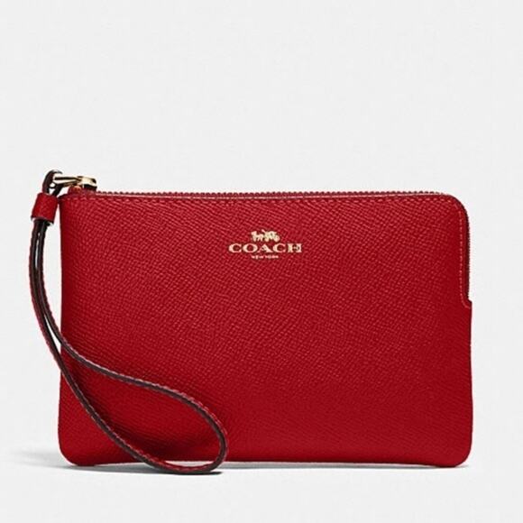 Coach Leather Wristlet New with Tags Holiday Gift - Picture 1 of 8